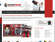 Tablet Screenshot of budofight-shop.com